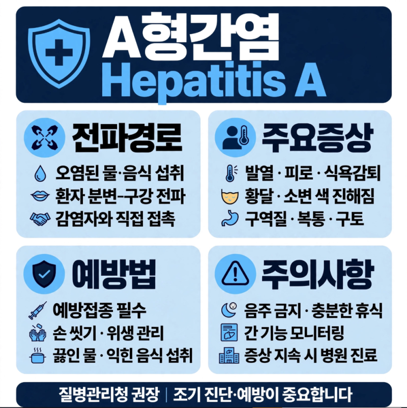 "소리 없이 찾아오는 봄철 간 건강 위협" A형간염의 증상과 예방법