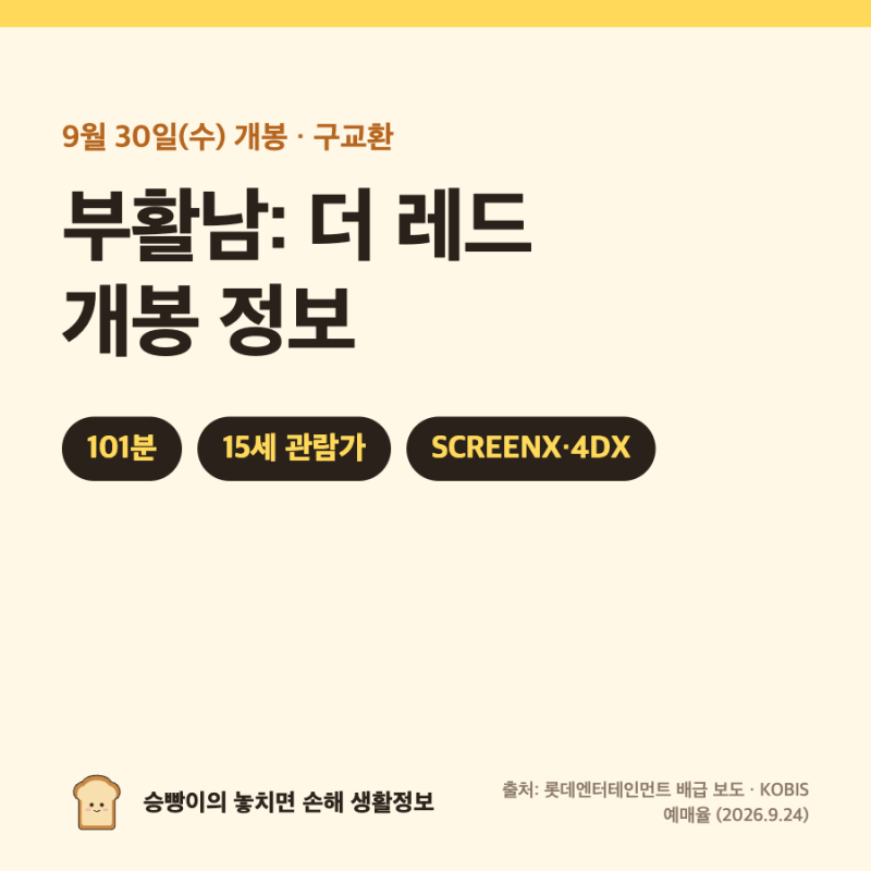 부활남: 더 레드 개봉 정보｜9/30 · 구교환·신승호 · 101분 · 15세 관람가 · SCREENX·4DX