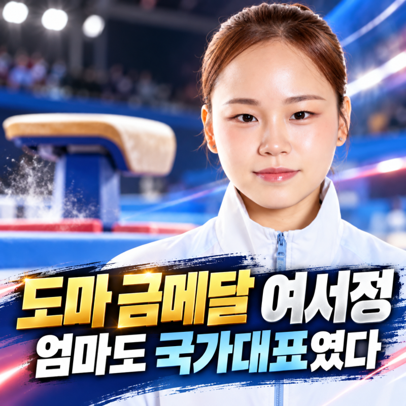 도마 금메달 여서정, 아버지는 ‘도마의 신’ 여홍철… 엄마도 국가대표 체조인이었다