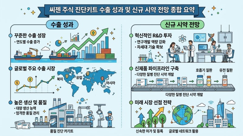 씨젠 주가 진단키트 수출 실적 및 신규 시약 전망 총정리