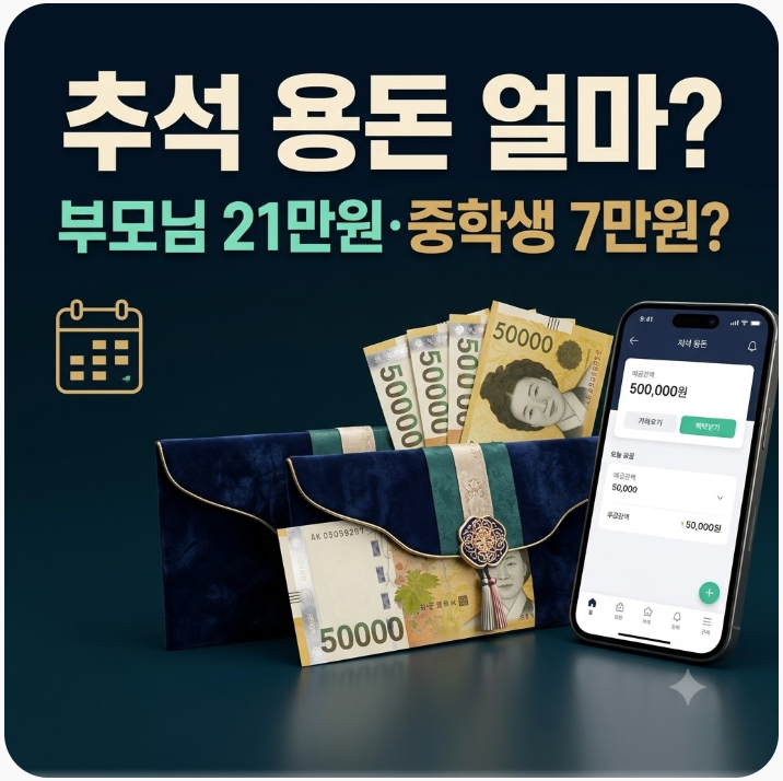 중학생 조카도 7만 1000원, 요즘 추석 용돈 기준은 이렇다는데