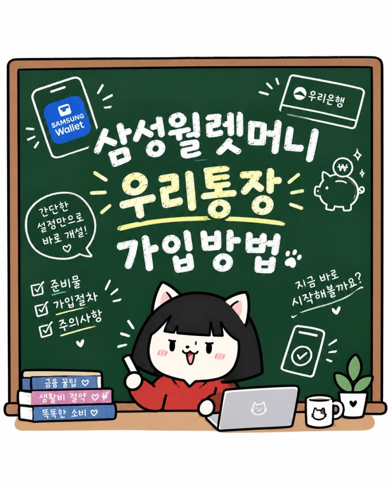 삼성월렛머니 우리통장