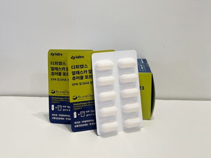 디피랩스 알래스카 알티지 오메가3 츄어블 포르테 비린내 없는 오메가3추천