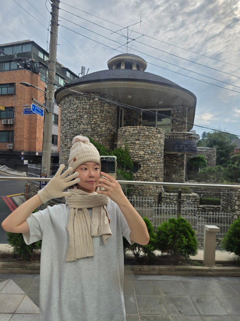겨울 방한 3종 세트 비니+목도리+터치장갑 기모 꿀조합 깔맞춤 데일리템 추천 선물용으로 딱