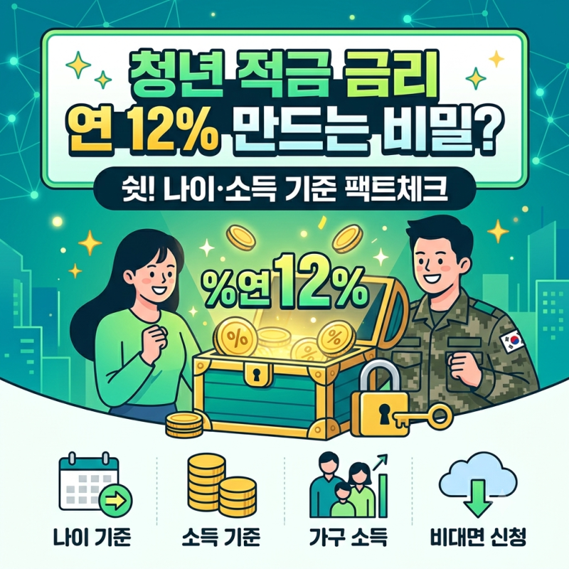 청년 미래적금 자격 소득 기준 "가구 중위 180% 넘으면 진짜 탈락인가요?" 2026년 나이와 연봉 ....