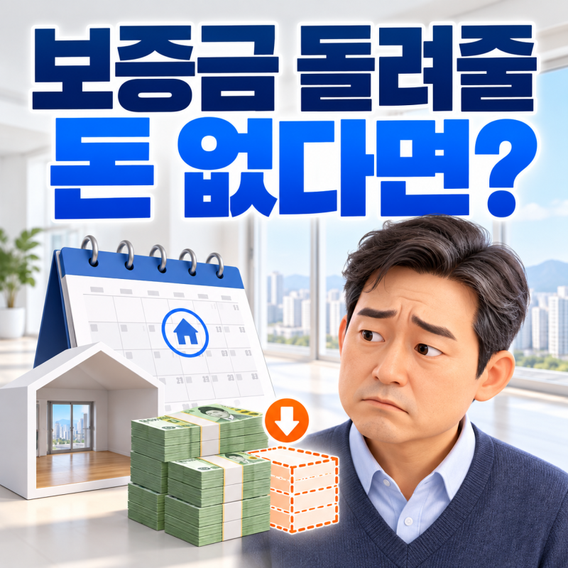 집주인이 전세보증금 돌려줄 돈이 없다면? 만기 3개월 전 반환대출·매매 준비 순서
