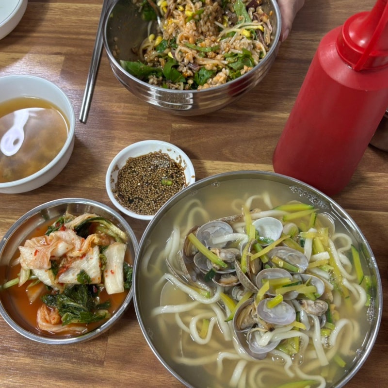 태안 서부시장 태안칼국수1번지 5천원에 푸짐한 가성비 맛집
