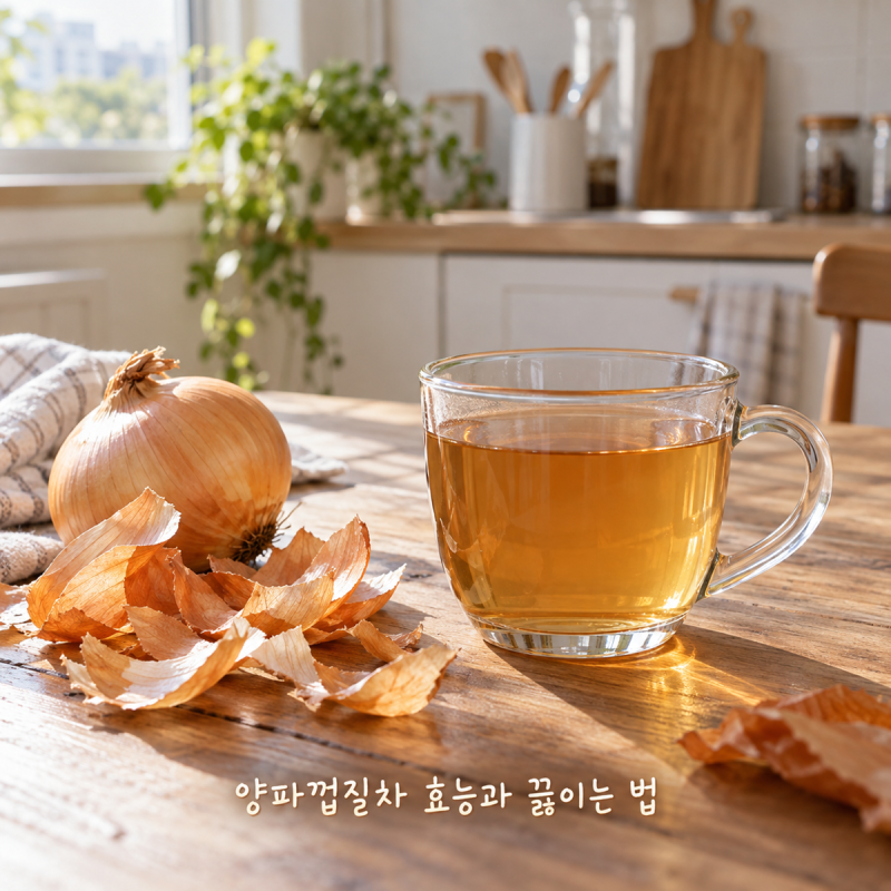 양파껍질차 효능과 끓이는 법, 집에서 마실 때 챙길 점