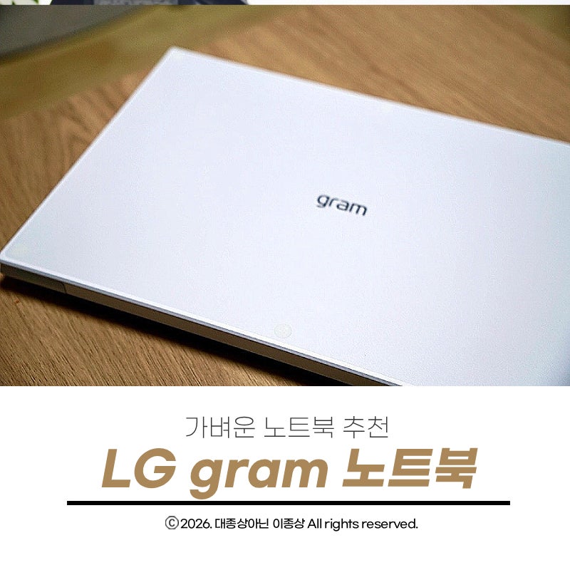 가벼운 노트북 고민하다가 결국 LG 그램 직접 구매해서 써본 후기