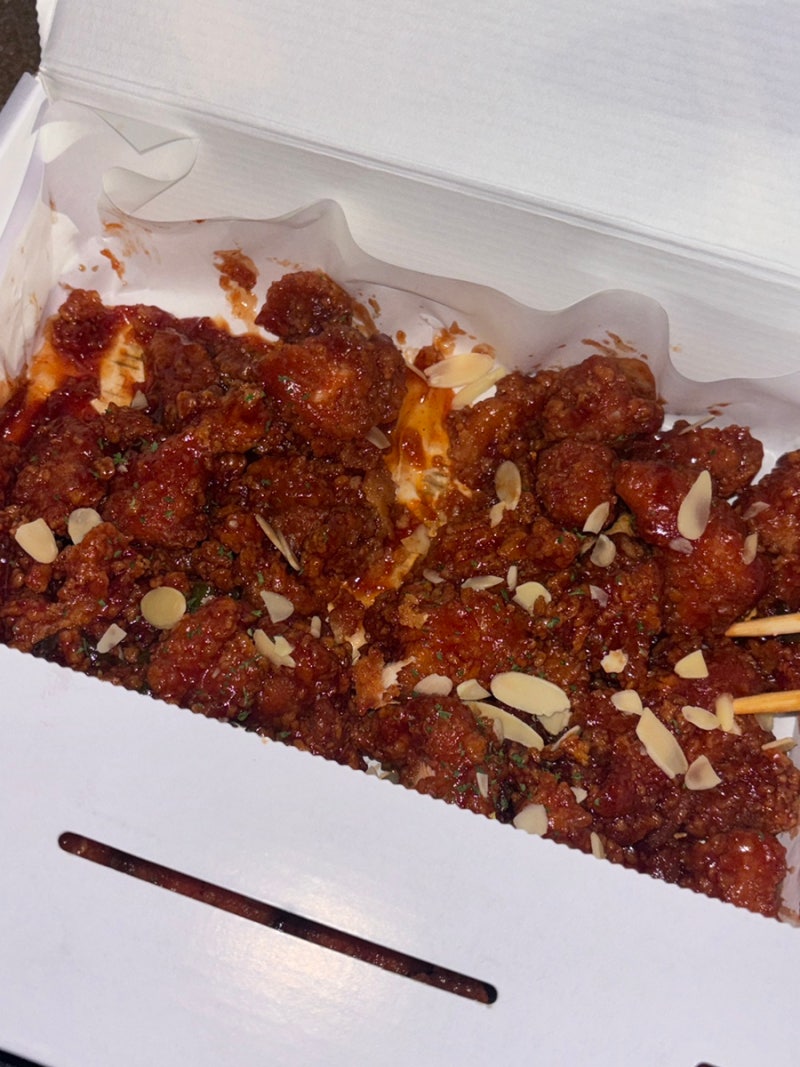 속초 중앙시장 만석닭강정 본점 순살 맛비교(다음날 후기)