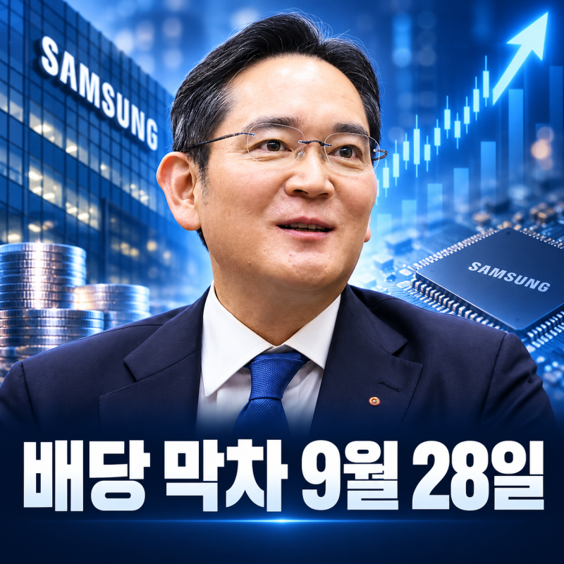 삼성전자 주식 배당 막차는 9월 28일, 29일 사면 배당금 0원?