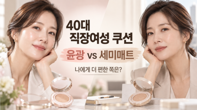 40대 직장여성 쿠션 고르는 법, 피부 고민별 5편 총정리