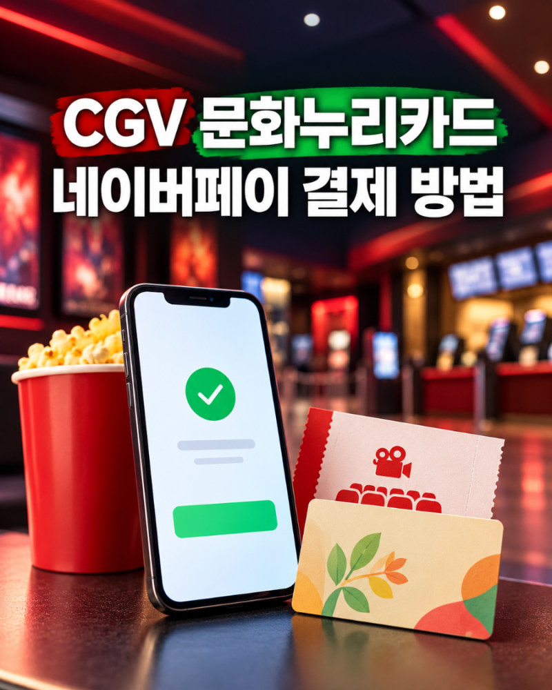 CGV 문화누리카드 네이버페이 결제 방법｜암살자(들) 영화 2,500원 할인 예매