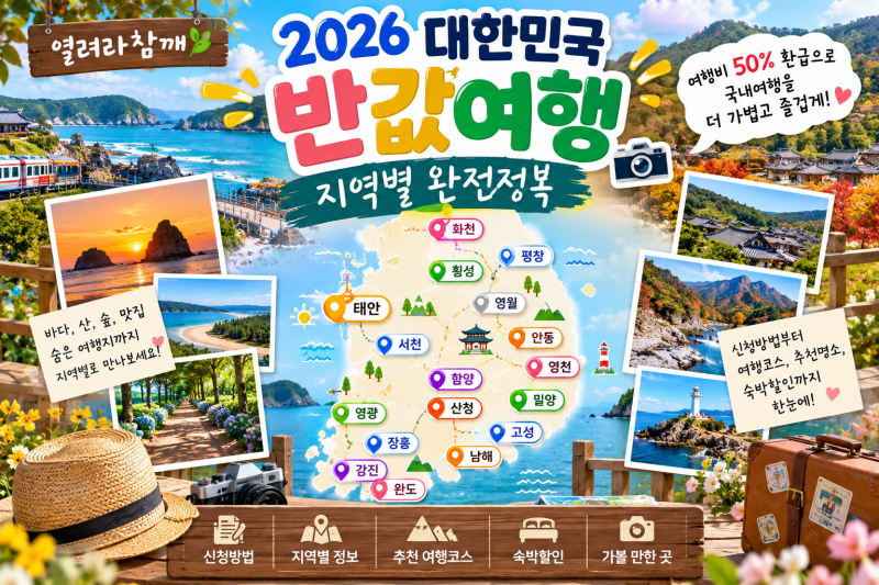2026 대한민국 반값여행 지역별 완전정복 ④2026 영천 반값여행 완전정복｜신청방법·가볼 만....