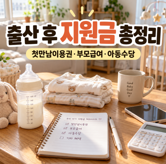 출산하면 받을 수 있는 지원금 총정리 2편｜첫만남이용권·부모급여·아동수당까지