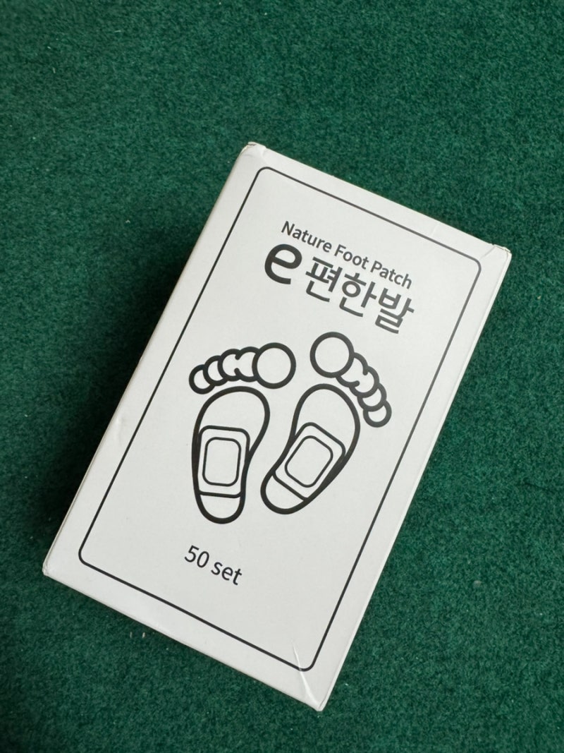 풋패치 / 발바닥 독소제거 / 발바닥패치 / 피로회복 “e편한발” 발바닥파스
