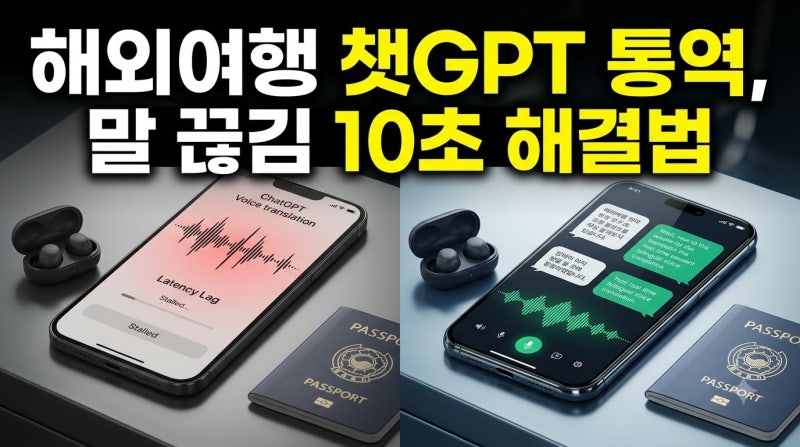 "해외여행 번역기 다 지웠습니다" 챗GPT 실시간 통역 대화 끊김 없이 쓰는 음성 설정법: 무료 ....