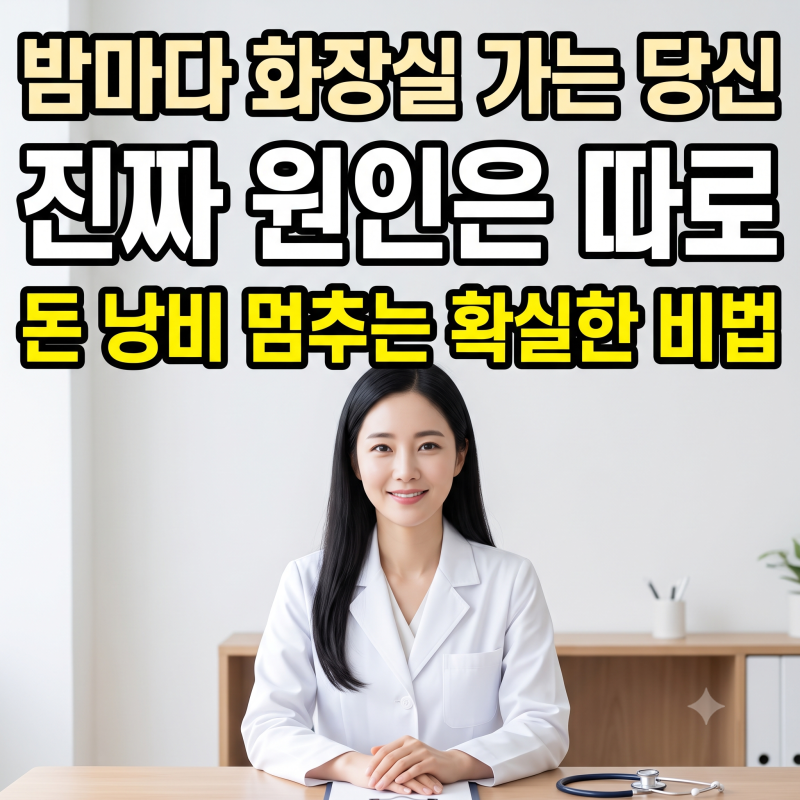60대 남성 전립선비대증 야간뇨 해결법 및 쏘팔메토 부작용