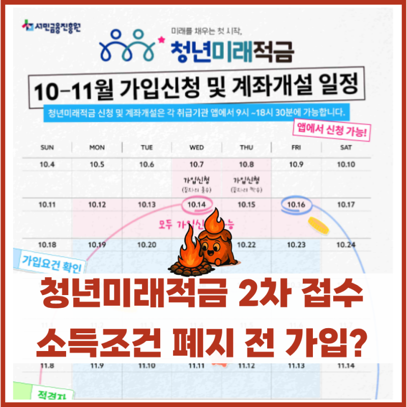 소득 조건 폐지된다는데, 청년미래적금 2차 접수해야 할까?