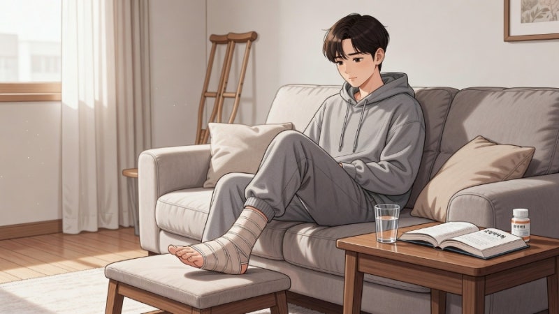 발목염좌, 방치하면 만성이 될 수 있는데 파스만 붙이고 참으셨나요?