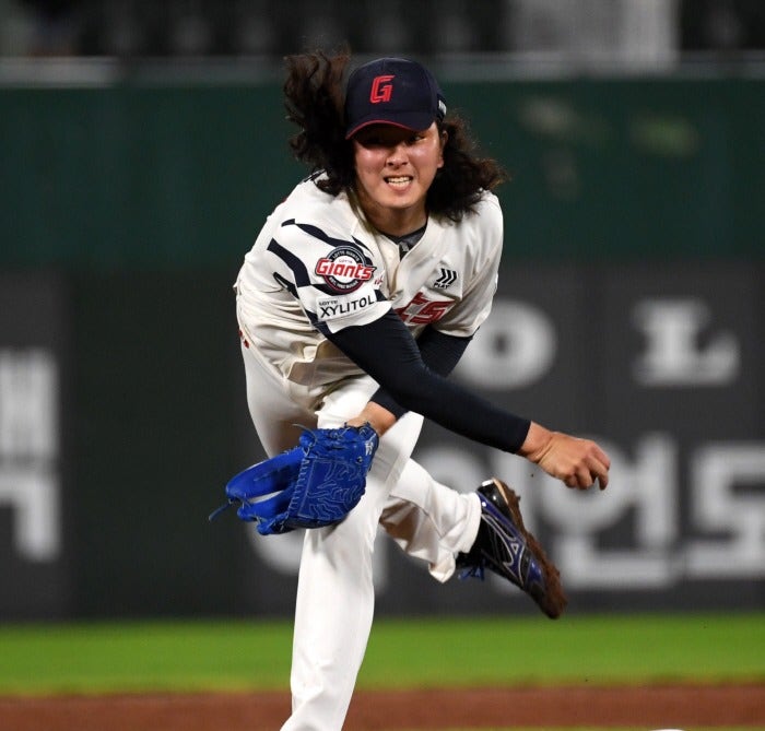 전 국가대표 홍성흔 아들, 187cm 147km 좌완인데 미지명…진짜 이유