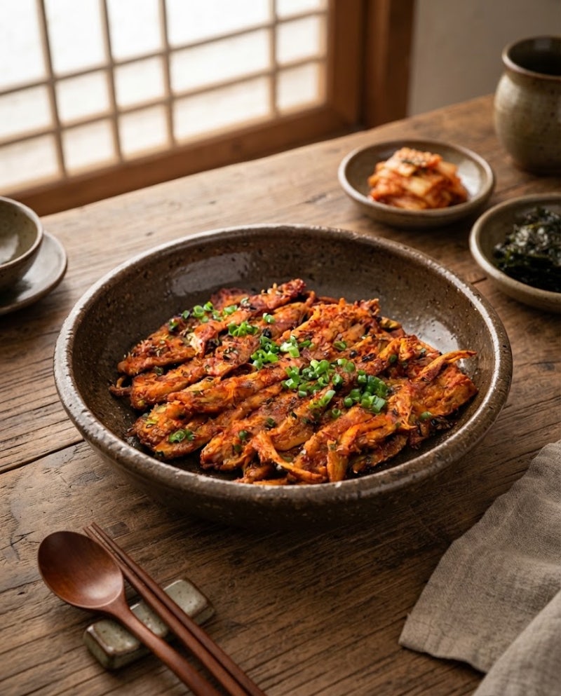 사포닌의 왕, 쌉싸름하고 매콤한 밥도둑! 실패 없는 '더덕 고추장 무침' 황금레시피 : 응용요....