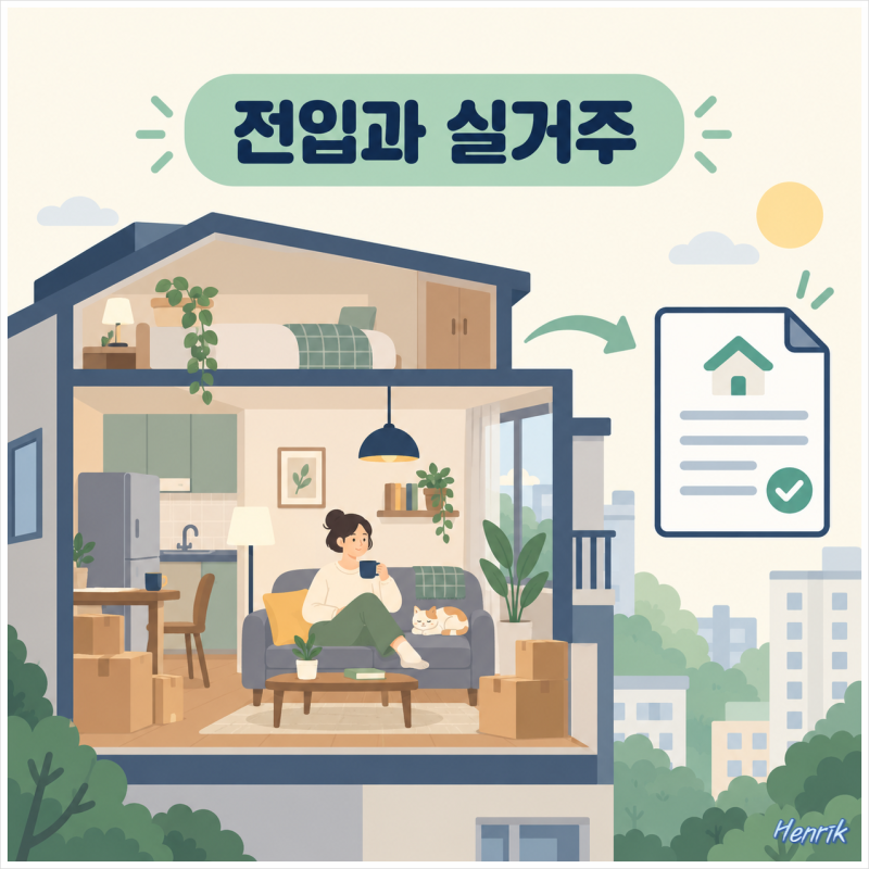 디딤돌대출, 전입신고만으로 끝나지 않아요