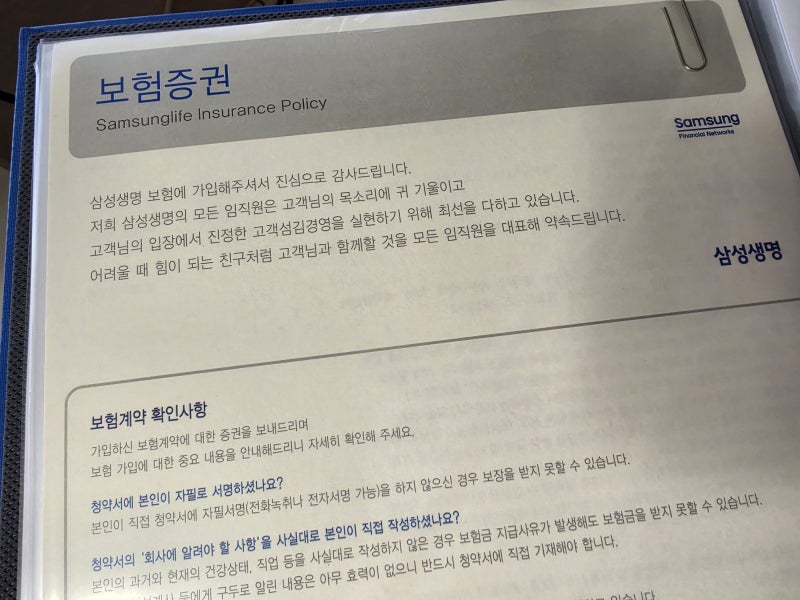 [임신ep.20] (21주) 쉽지않은 쌍둥이 태아보험 인수.