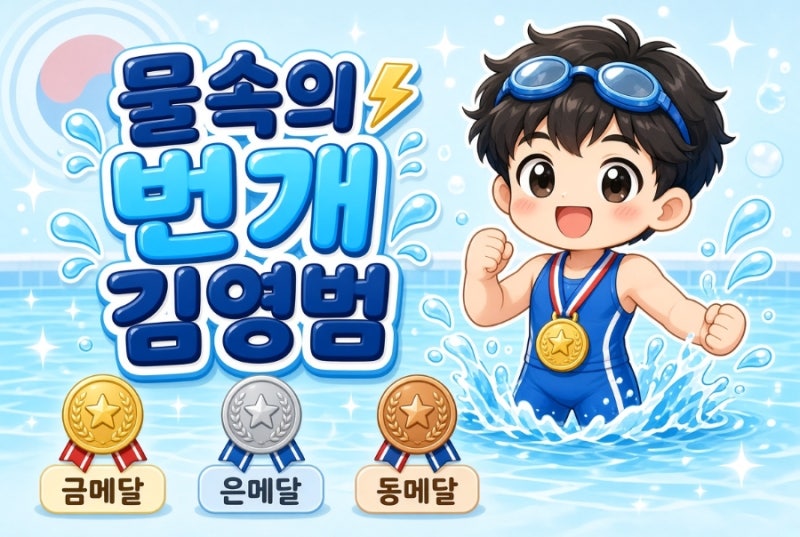 누구나 쉽게 이해하는 한국 수영 메달과 김영범 이야기 / 9.24 목요일