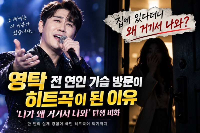 영탁 전 연인 기습 방문이 히트곡이 된 이유, ‘니가 왜 거기서 나와’ 탄생 비화