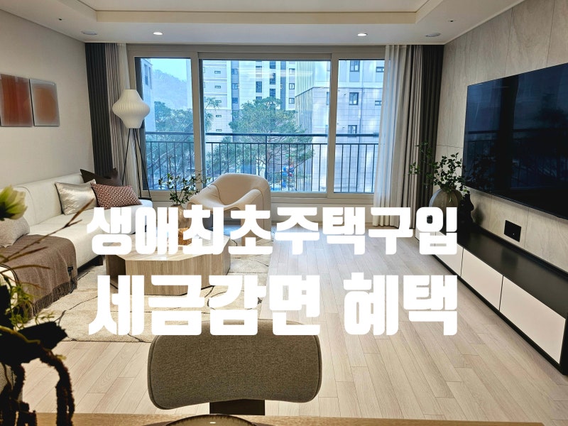 생애최초 주택구입 세금(취득세) 감면 기준과 금액 생애최초인지 확인방법 알아보기