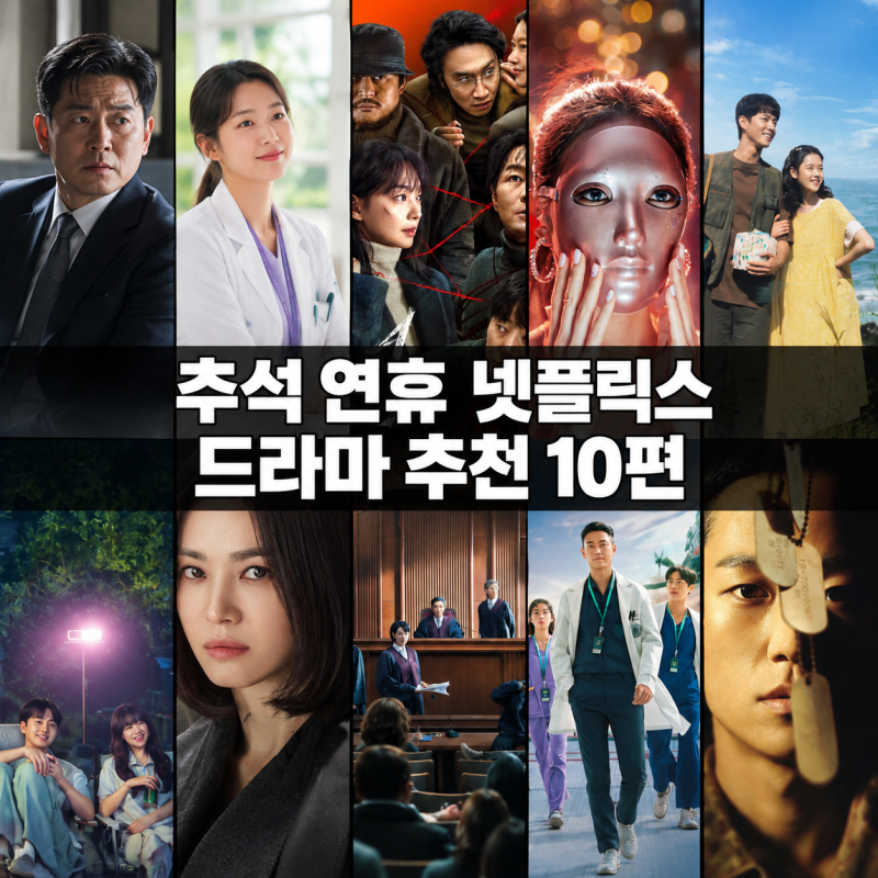 추석 연휴 넷플릭스 드라마 추천 10편, 긴 연휴에 뭐 볼까?