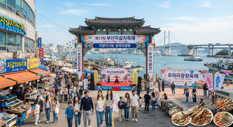2026 부산 자갈치축제 일정｜10월 15일~18일 부산 가볼만한 곳