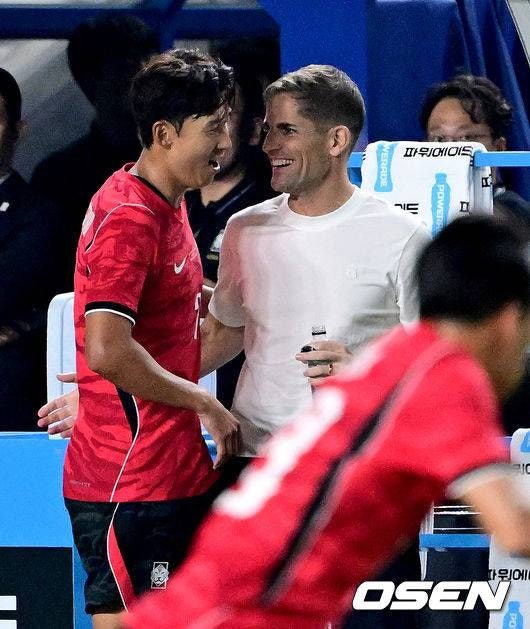 손흥민 57호 프리킥 골 기록 터졌다…모레노호 첫 경기 에콰도르 3-0 완승