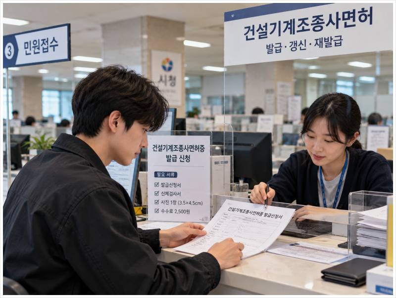 [지게차운전기능사 ] 합격하면 바로 운전 가능? 면허 발급·3톤 미만 12시간 교육 차이