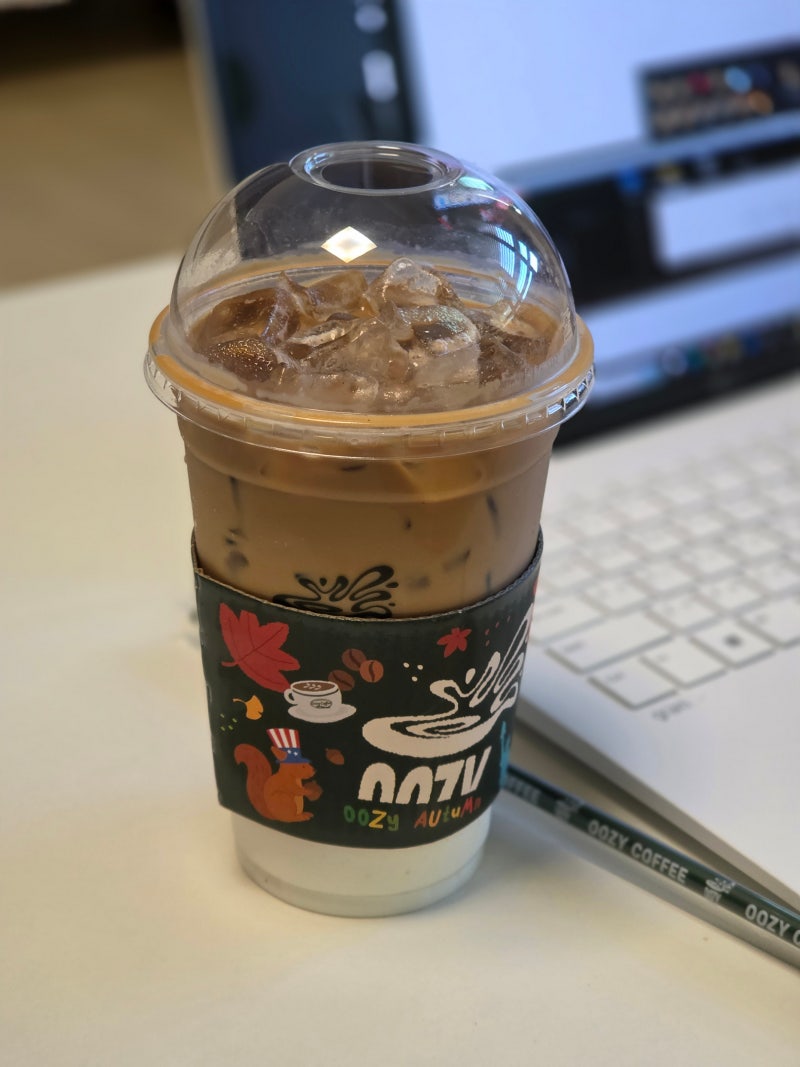 우지커피 딥라떼(딥카페라떼) 맛은? 숙성우유가 다른 라떼랑 다르긴 하네!