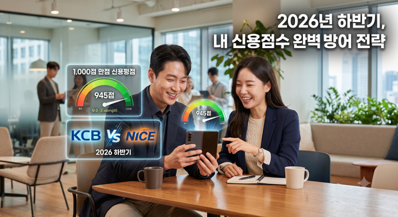신용점수 조회하면 떨어진다? 신용점수 올리는 법, KCB NICE 차이부터 비금융 정보 등록 꿀팁까....