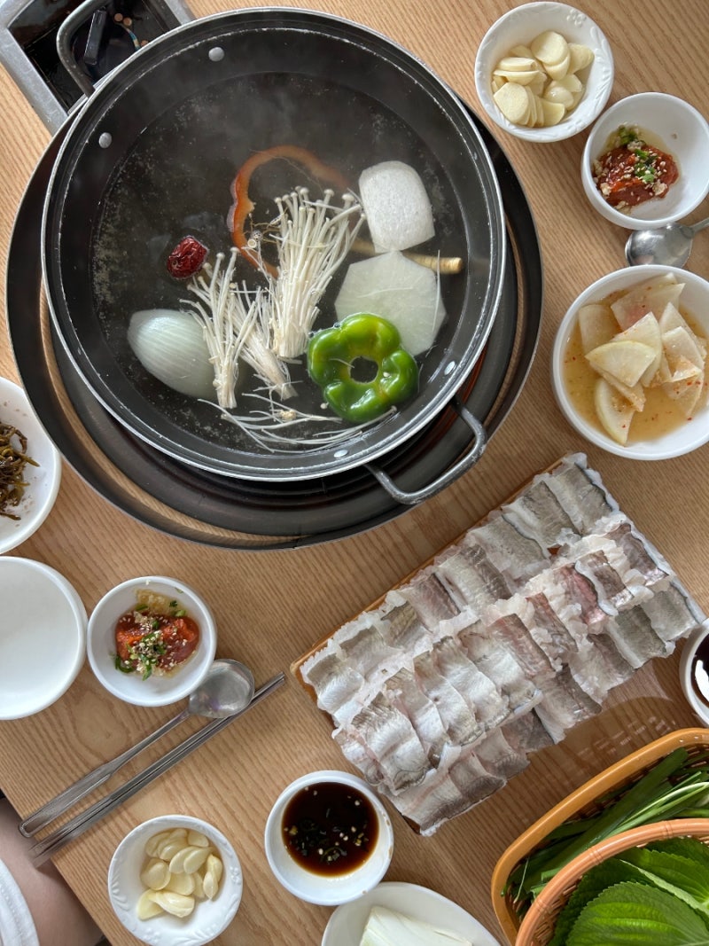 여수 하모 샤브샤브 맛집 경도회관, 경도에서 제대로 먹은 갯장어 하모