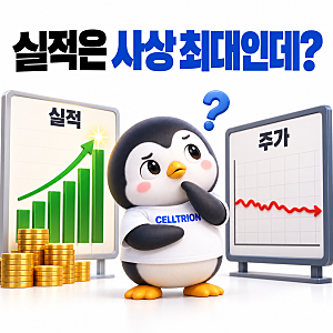 셀트리온.. 실적은 사상 최대 . 주가는 왜 답답?