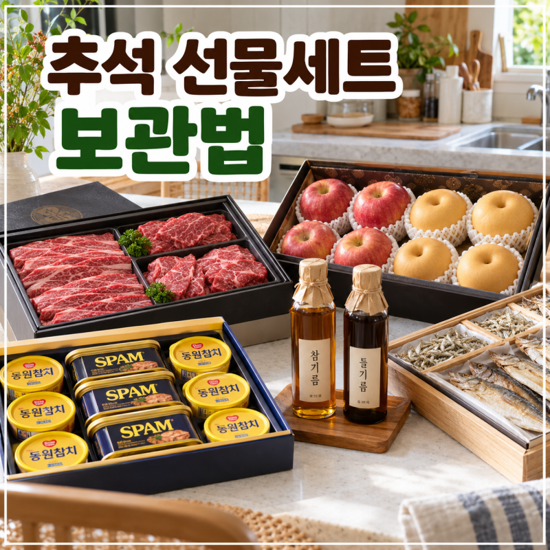 추석 선물세트 받았는데 어디에 둘까? 냉장·냉동 식품별 보관법