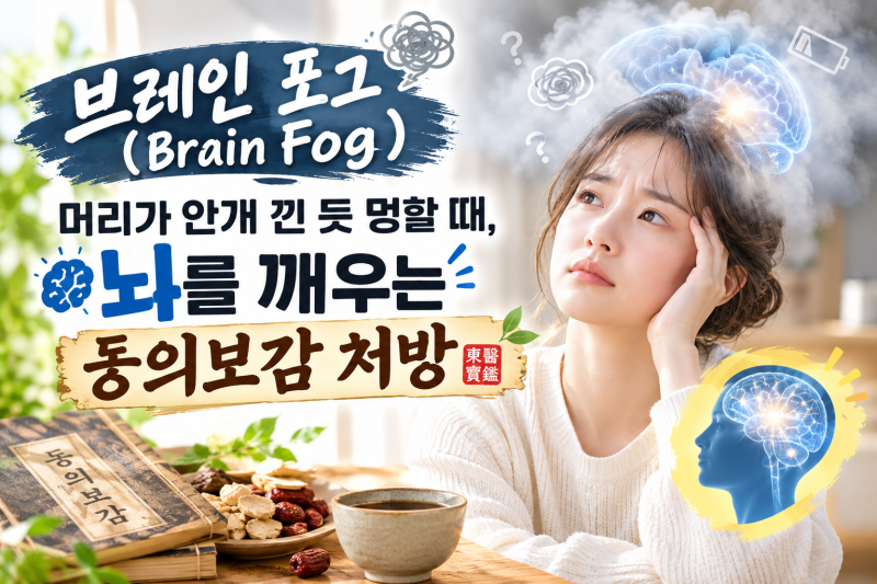 브레인 포그(Brain Fog): 머리가 안개 낀 듯 멍할 때, 뇌를 깨우는 동의보감 처방