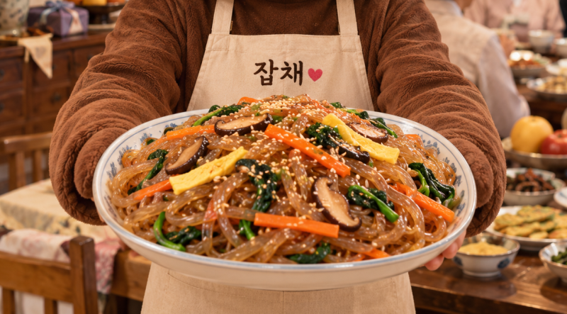 잡채 황금레시피, 양념 비율보다 먼저 챙긴 삶은 당면 코팅
