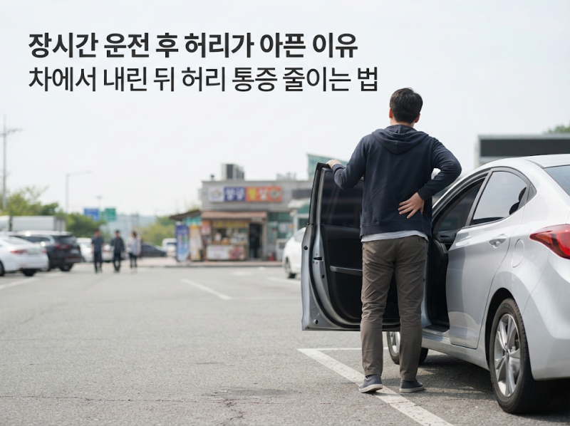 장거리 운전 뒤 찾아온 허리 통증｜운전석 자세부터 운동까지