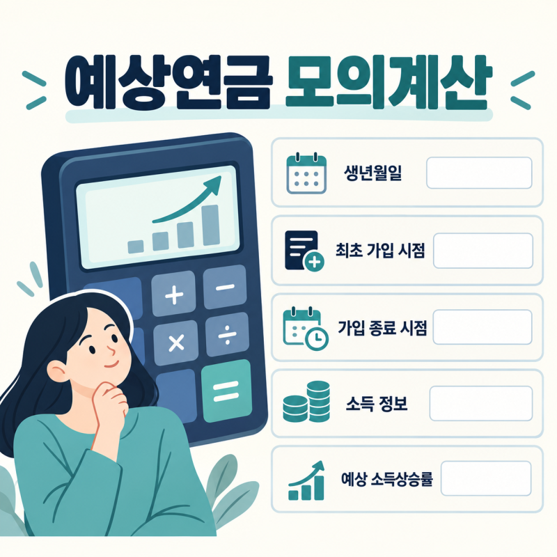 국민연금 조회 방법｜예상 수령액 표·계산기·평균 기준 확인