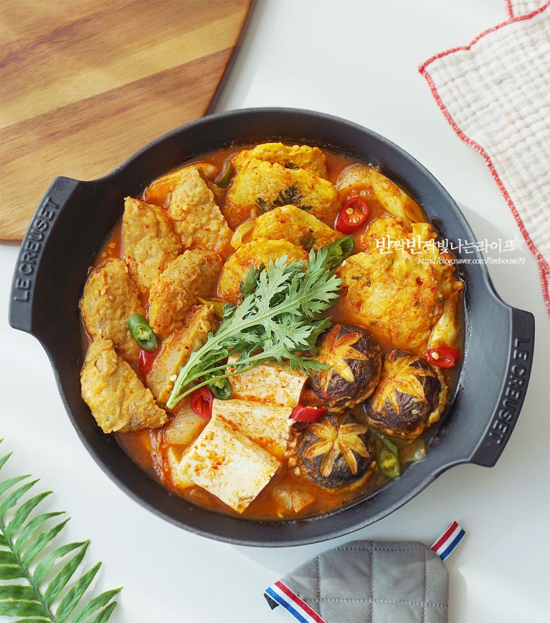 전찌개 레시피 명절 남은 전 요리