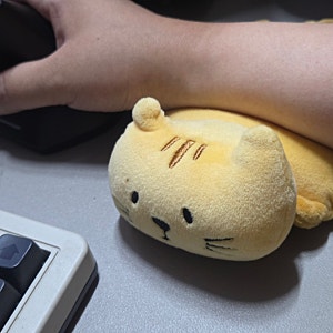 다이소 말랑이 손목 쿠션 후기 가볍고 귀여운 휴대용 마우스 받침대