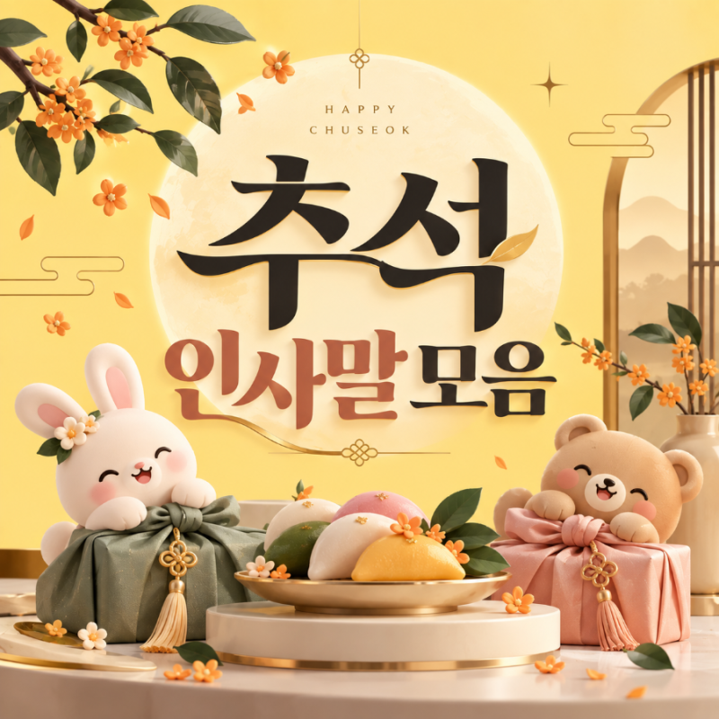 ✨️✨️ 2026 추석 인사말 모음ㅣ가족부터 친구, 선생님, 직장동료, 고객, 거래처까지✨️✨....