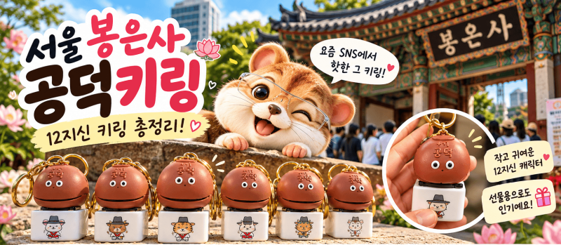 봉은사 공덕키링, 대체 뭐길래 50분 만에 품절? 가격부터 12지신 종류까지