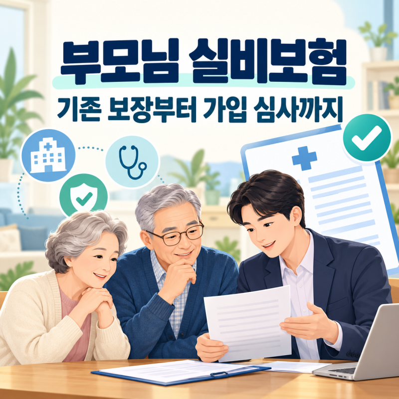 부모님 실비보험｜가입 가능 나이·기존 보장 확인 순서