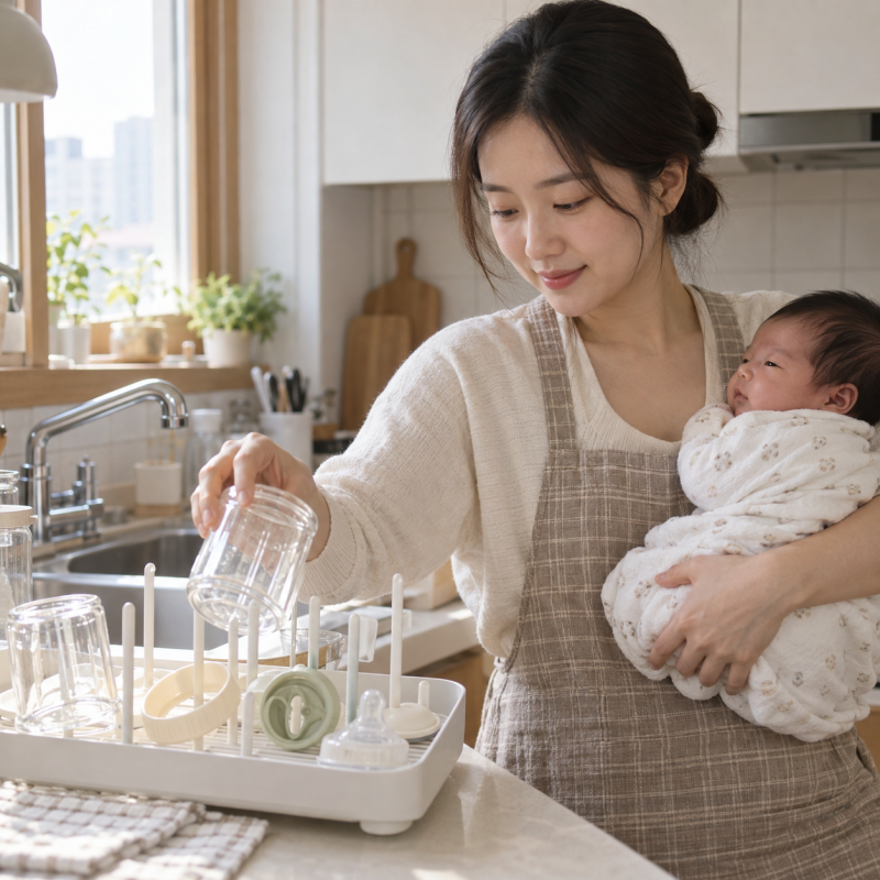 신생아 배앓이 젖병 추천 소재 선택과 교체 시기